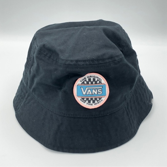 Vans Accessories Vans Black Bucket Hat Size Ml Patch Pink Blue Retro The Original Off The